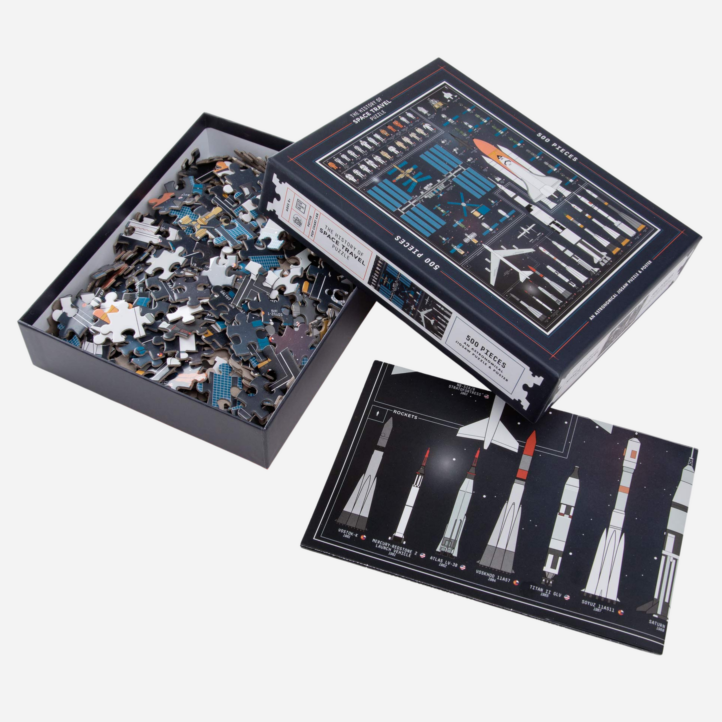 500-piece History of Space Travel Puzzle
